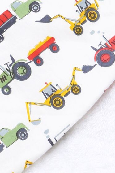 Tractor Colour Hooded Towel