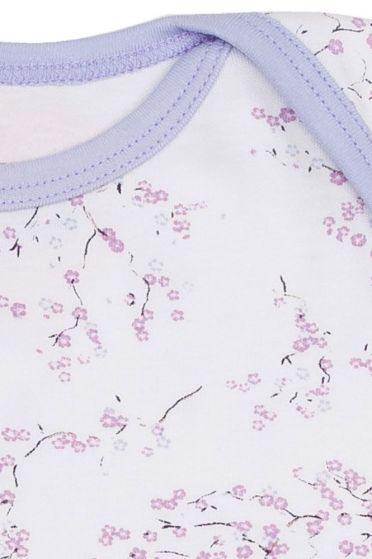 Lilac Blossom Baby Vest