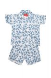 Safari Blue Short Pyjamas 