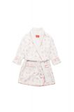 Skiing Pink Dressing Gown