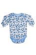 Safari Blue Baby Vest
