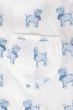 Dog Blue Frill Collar Pyjama Pocket Detail