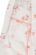 Em&Lu Pink Flamingo Dressing Gown Pocket Detail