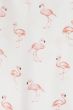 Em&Lu Pink Flamingo Long Sleeve Nightie Fabric Detail