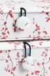 Red Blossom Fabric Box Set Detail