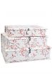 Red Blossom Fabric Box Set