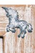 Unicorn Grey Photo Frame Detail