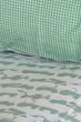 Cot Bed Tractor Green Duvet Cover