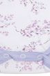 Lilac Blossom Sleeveless Baby Vest Fastening Detail