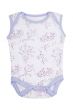 Lilac Blossom Sleeveless Baby Vest