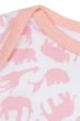 Safari Pink Sleeveless Baby Vest Neck Detail