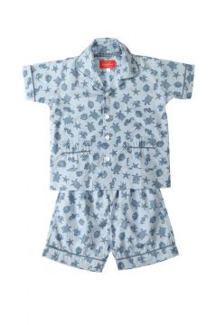 Ocean Blue Short Pyjama 