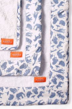 Safari Blue Towel Collection 