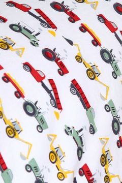 Cot Bed Tractor Colour Duvet Cover