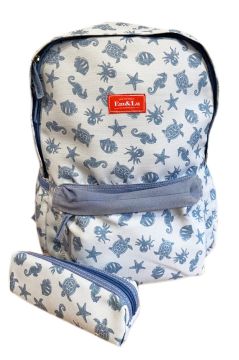 Blue Backpack & Pencil Case