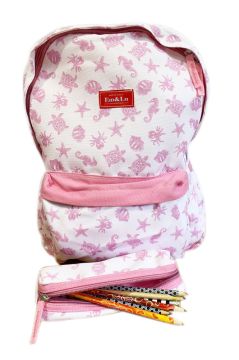 Pink Backpack & Pencil Case