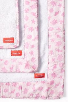 Ocean Pink Towel Collection