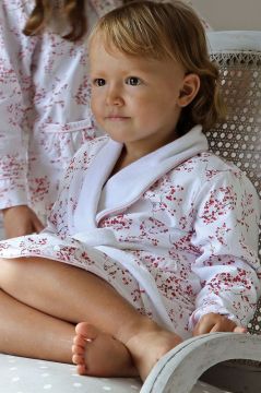 Red Blossom Dressing Gown